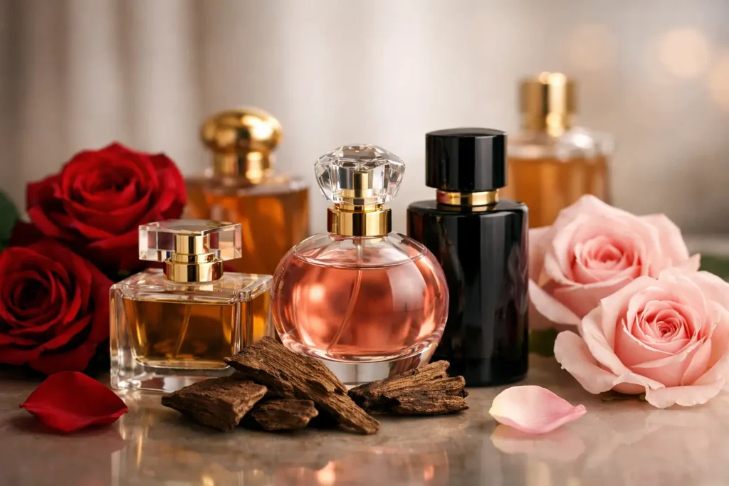 10 Rose and Oud Perfume Examples